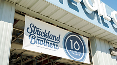 Strickland Brothers 10 minute oil change