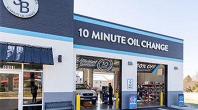 10 minute oil change, drive thru oil change