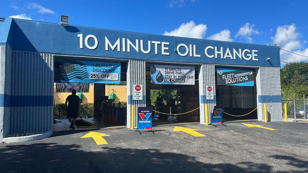 Fast Drive Thru Oil Change Plantation FL Strickland Brothers