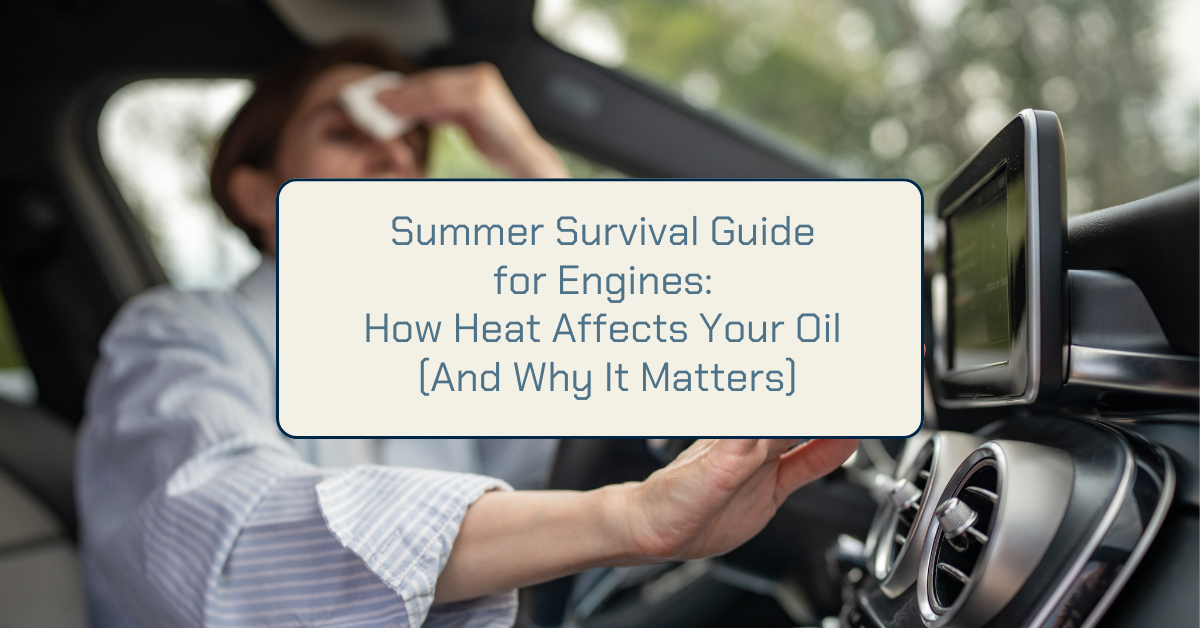 How heat affects oil in my car, oil change, synthetic motor oil
