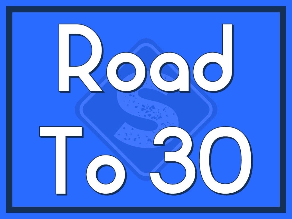 road to 30 graphic
